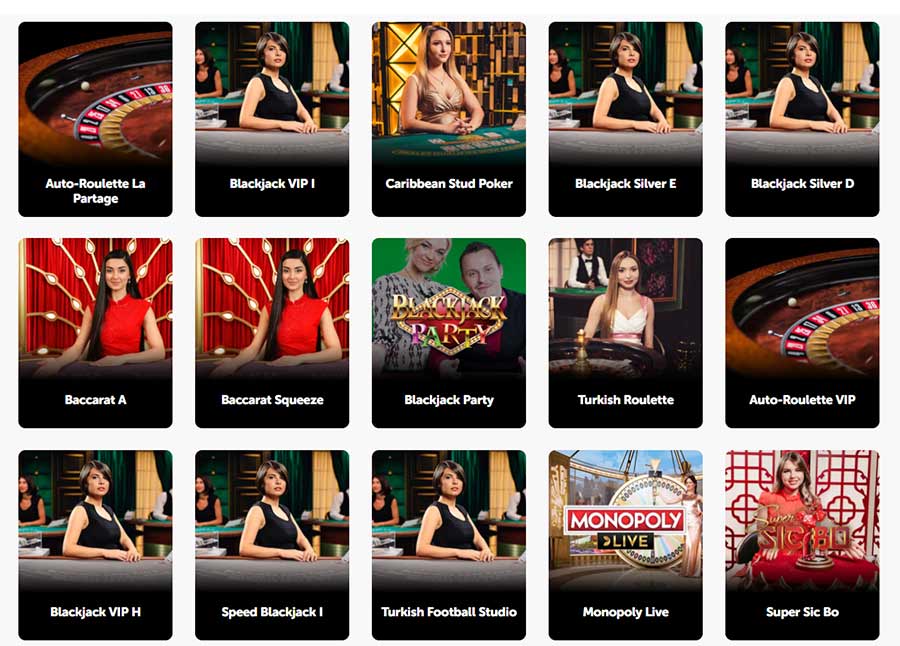 Live Casino games at Pocket Play