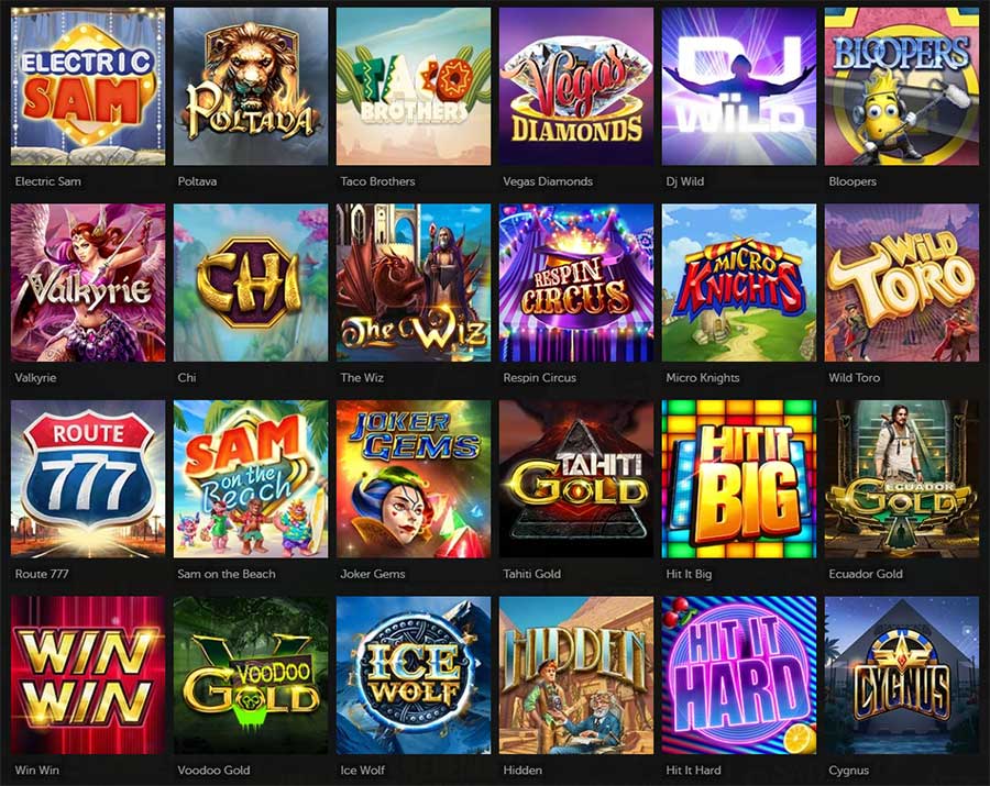 Elk video slots collection