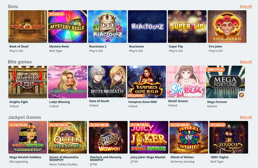 Games of Simple Casino