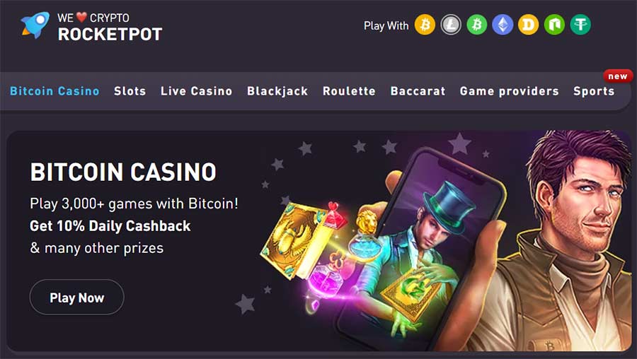 Rocketpot Crypto Casino